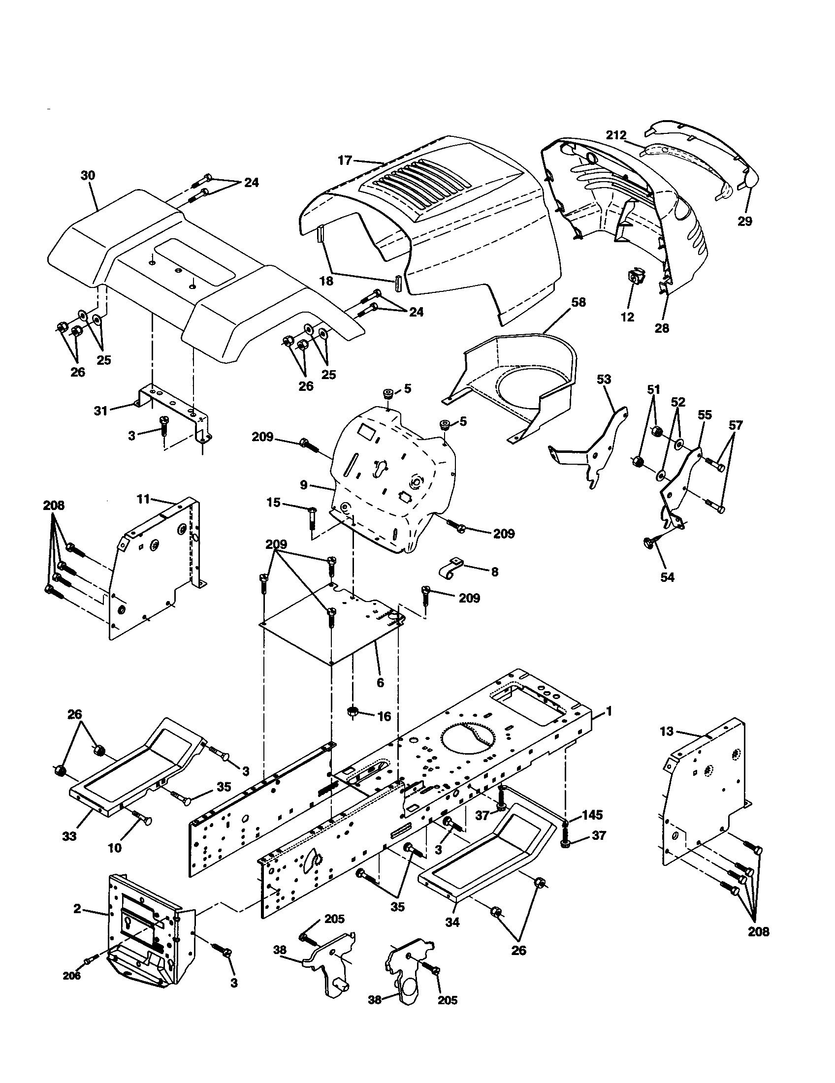 RALLY TRACTOR Parts Model relt1236d Sears PartsDirect