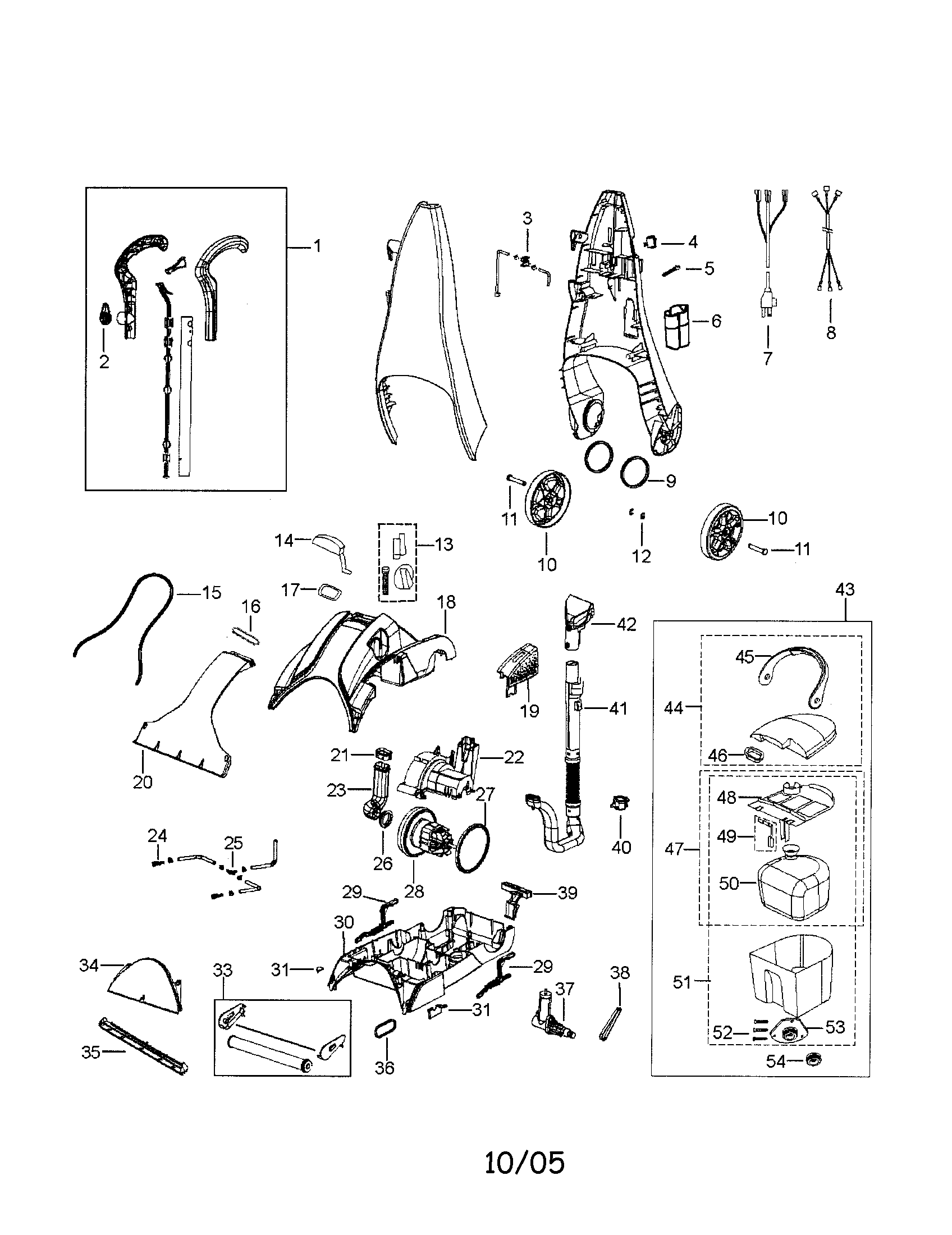 BISSELL POWER STEAMER Parts | Model 1694 | Sears PartsDirect