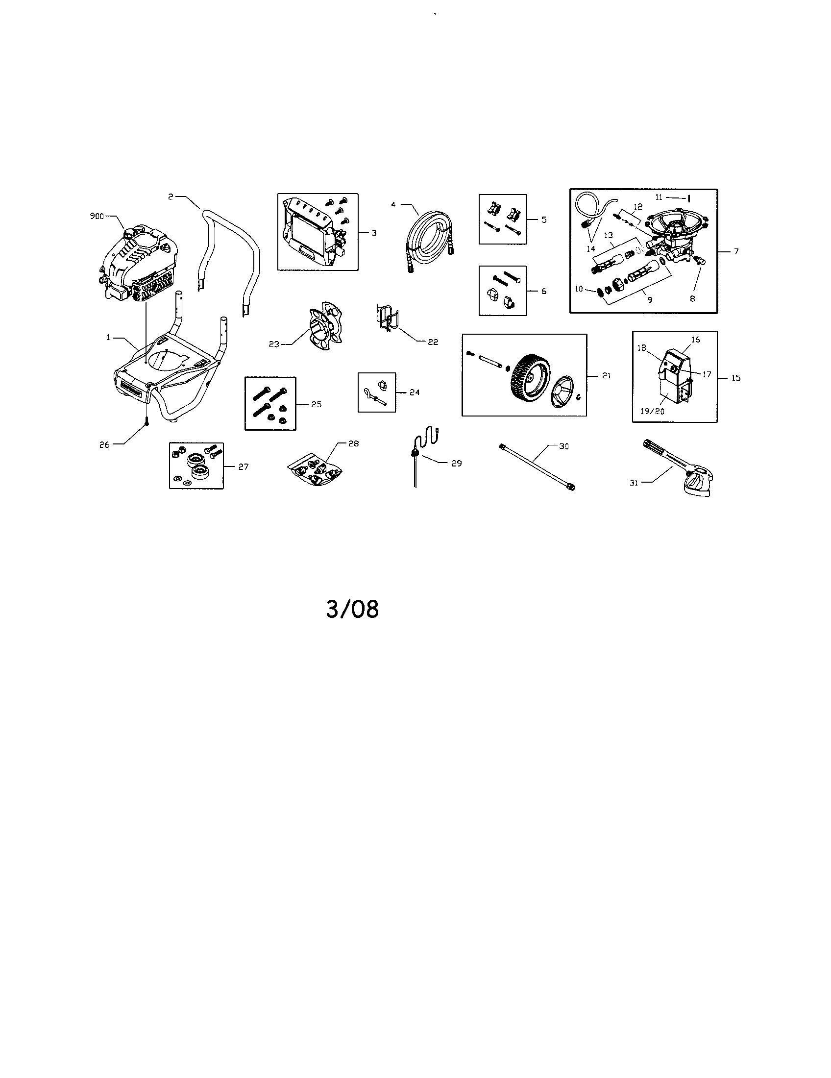 CRAFTSMAN Pressure washer Pressure washer Parts