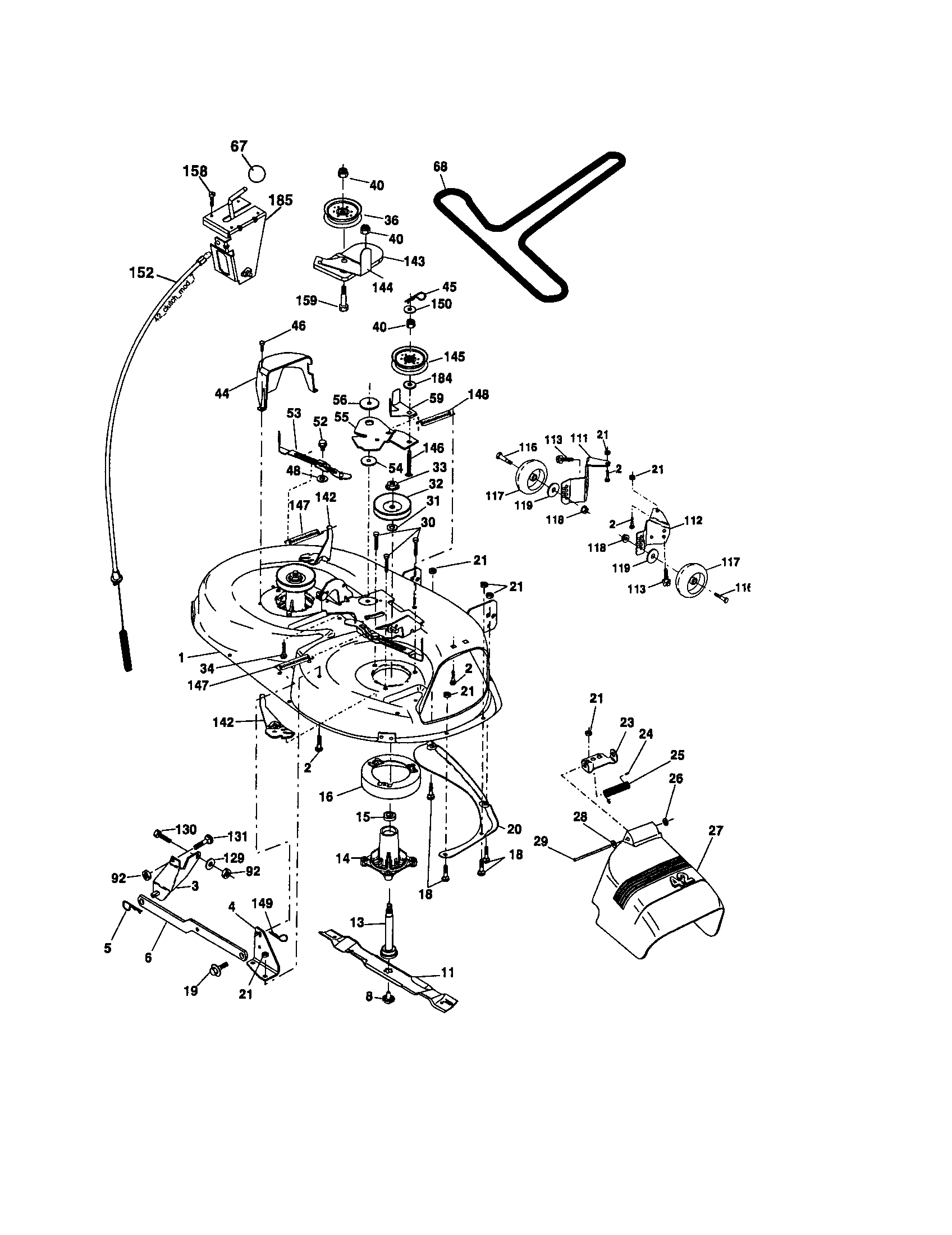 27 Craftsman Lt3000 Parts Diagram - Free Wiring Diagram Source