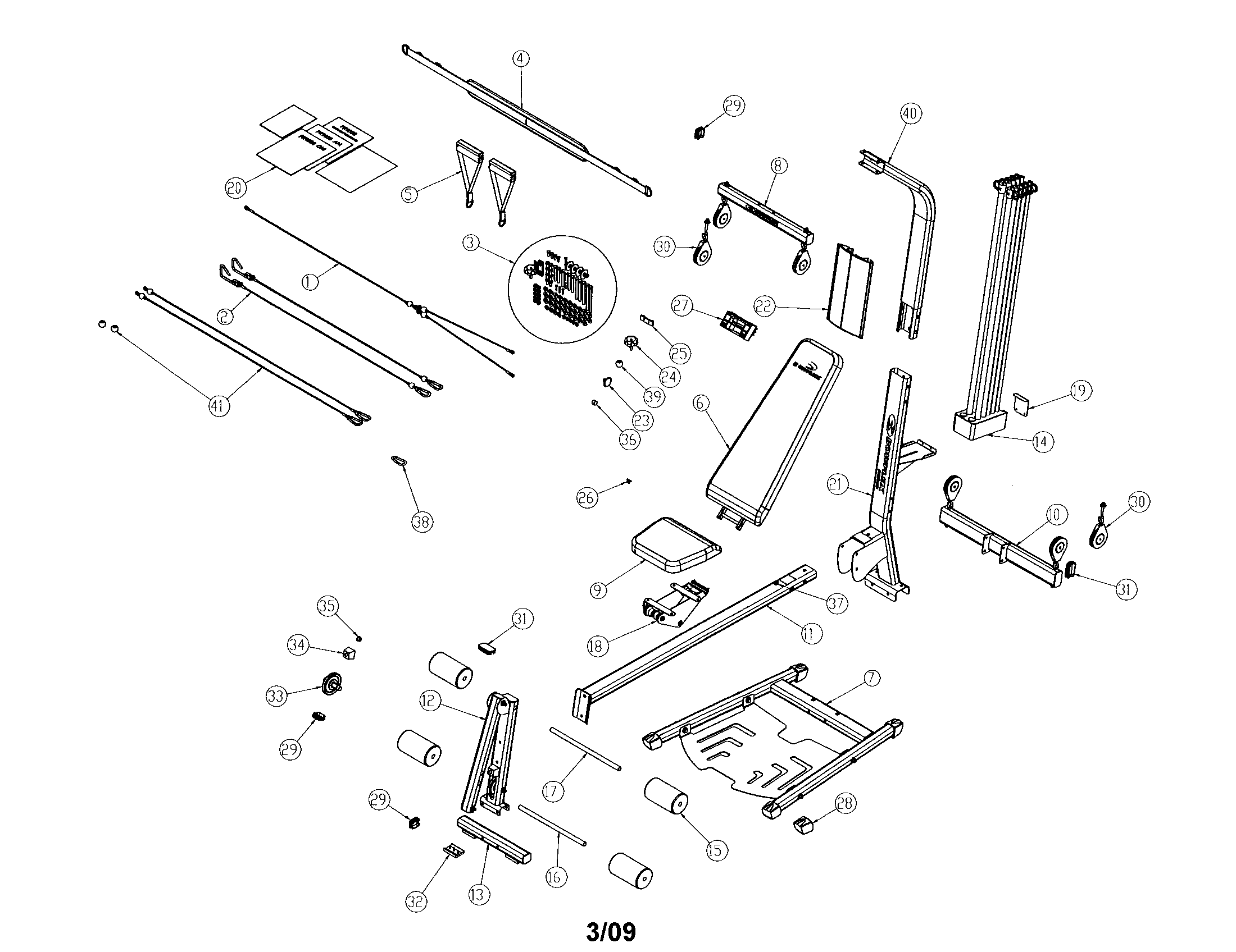 BOWFLEX HOME GYM Parts | Model pr1000 | Sears PartsDirect