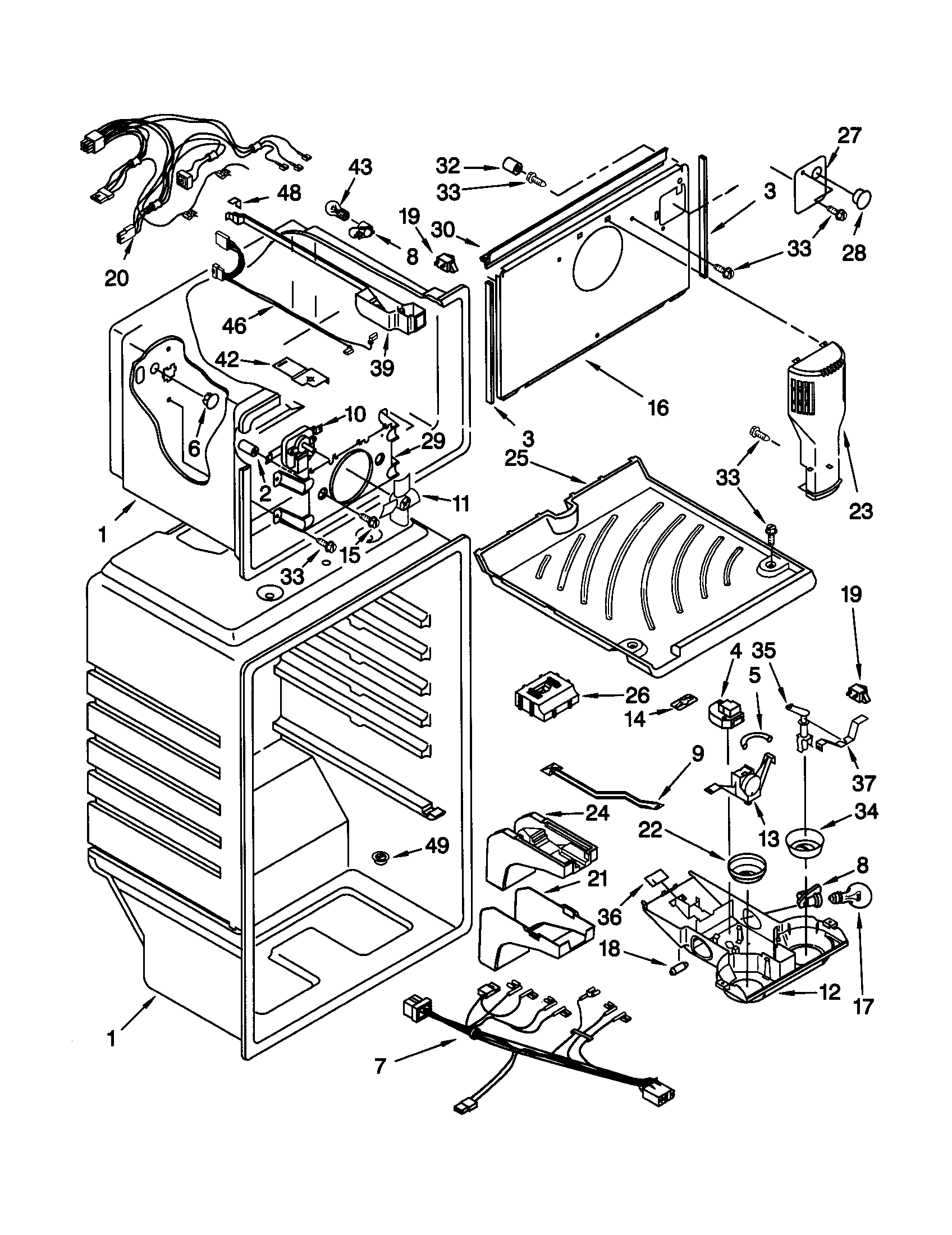 Kenmore Refrigerator Diagram Kenmore Refrigerator Diagram
