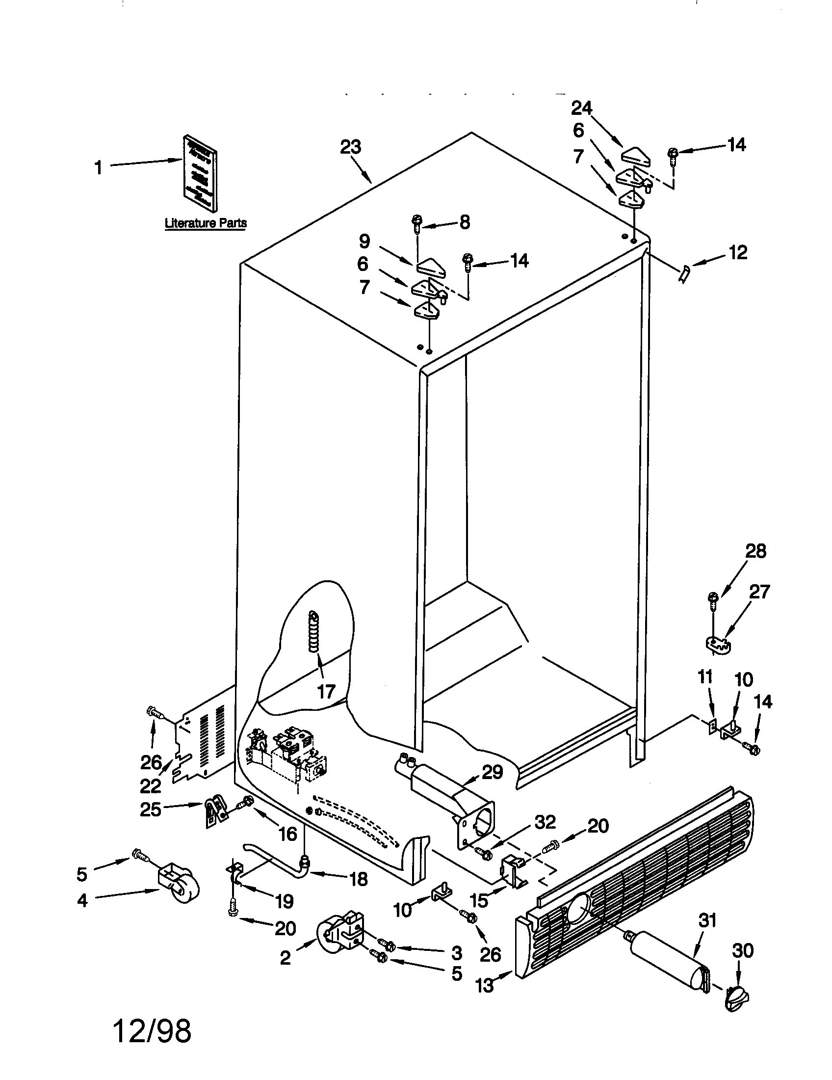 Kenmore model 10658782891 sidebyside refrigerator genuine parts