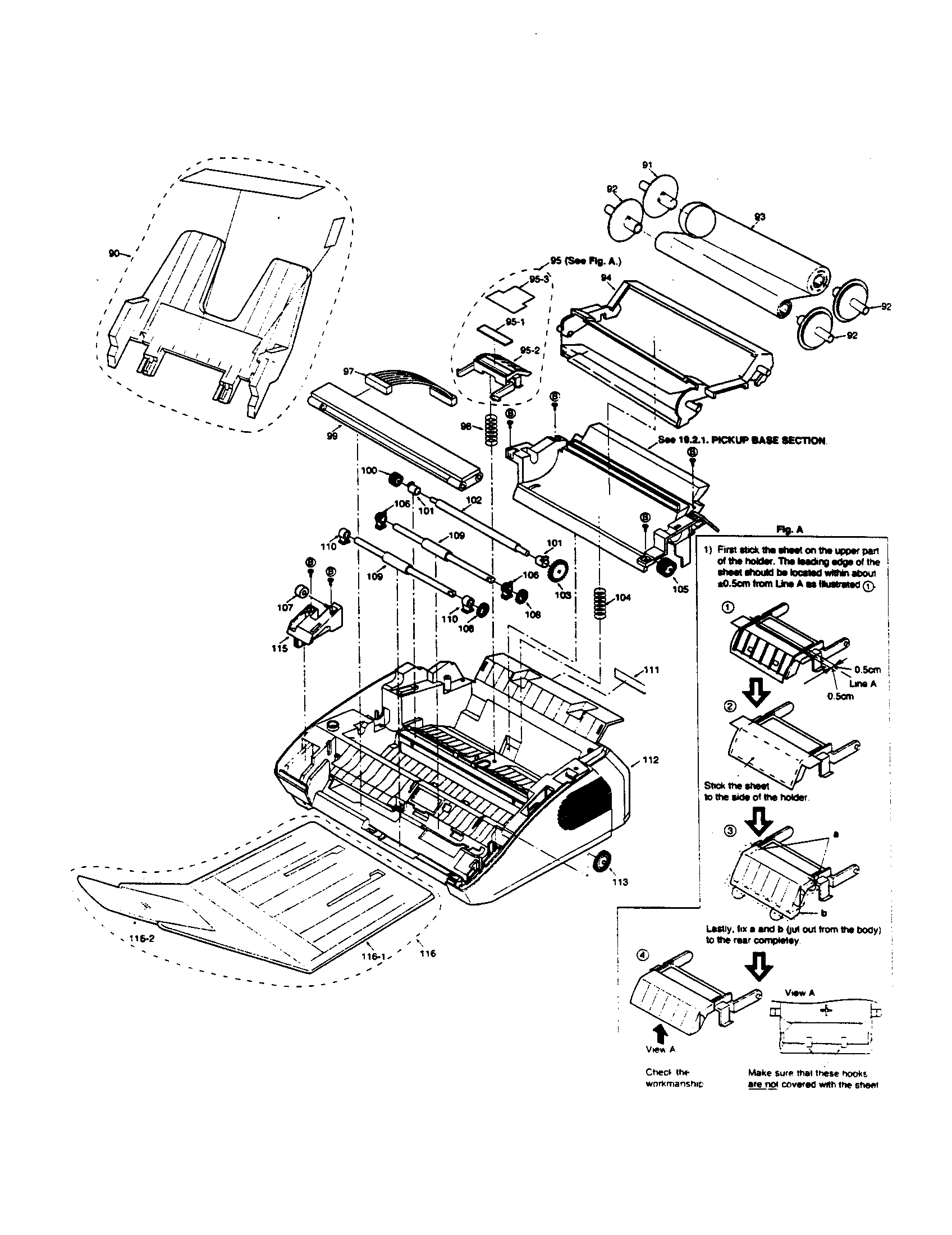 Panasonic KXFP205 Plain Paper FaxCopier