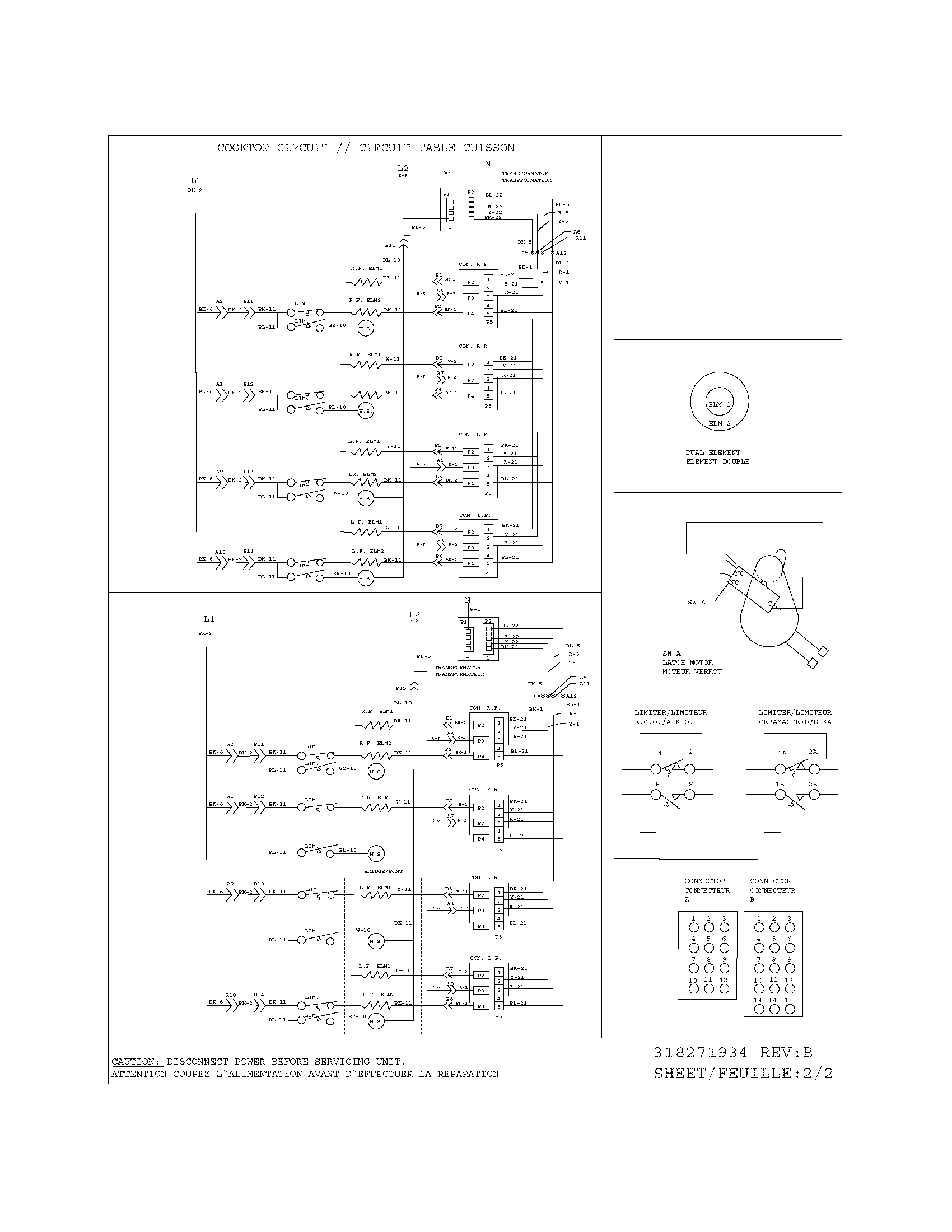 wiring diagram frigidaire electric range slide parts