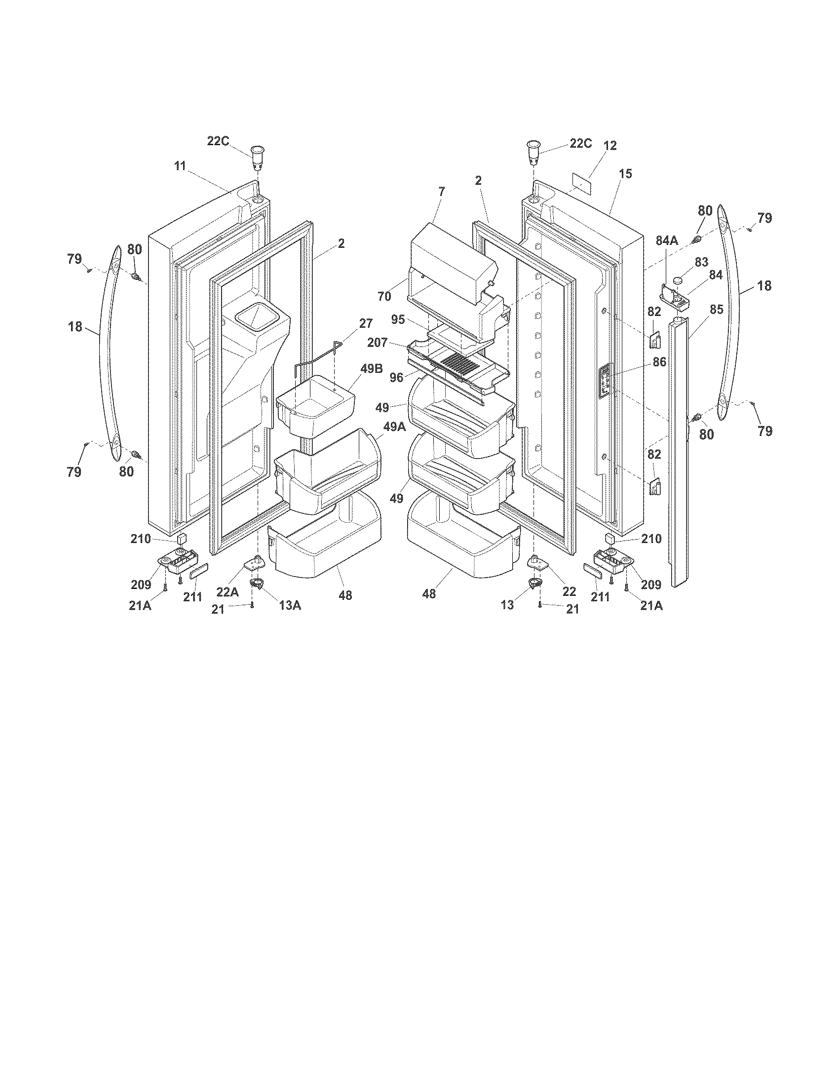 FRIGIDAIRE REFRIGERATOR Parts | Model fghb2866pf0 | Sears ... frigidaire ice maker wiring diagram 
