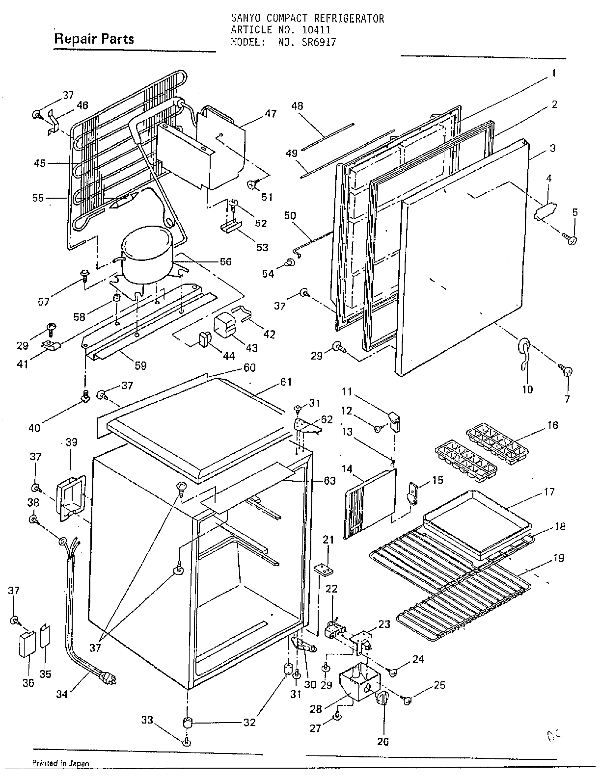 Diagram  Haier Mini Fridge Parts Diagram Full Version Hd