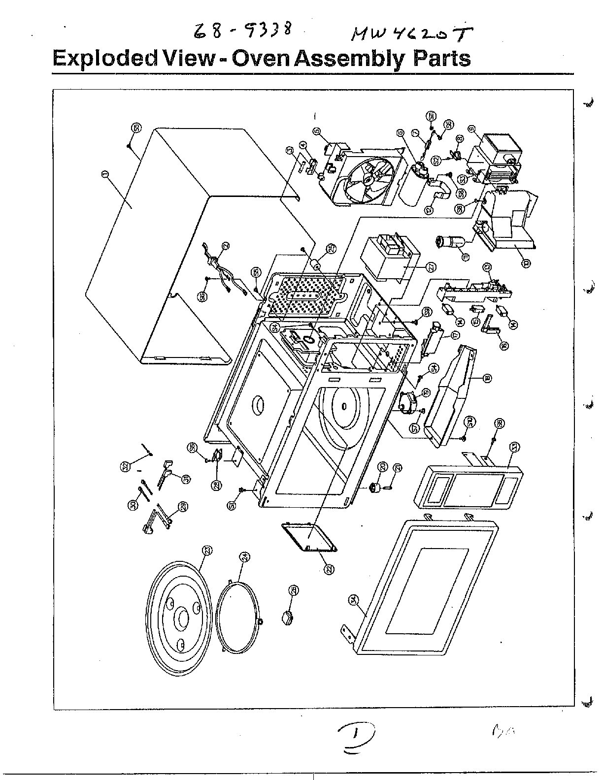 SAMSUNG MICROWAVE OVEN Parts | Model mw4620txaa | Sears PartsDirect