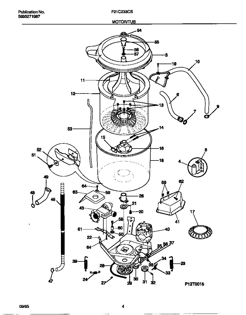 FRIGIDAIRE FRIGIDAIRE CROWN WASHER - 5995271987 Parts | Model