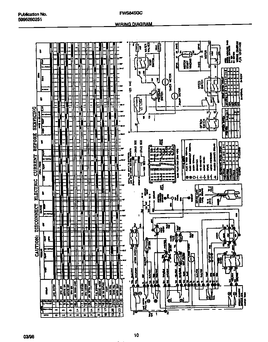 FRIGIDAIRE FRIGIDAIRE WASHER - 5995280251 Parts | Model ... frigidaire washer wiring diagrams 