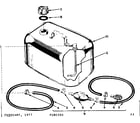 Sears 217580280 fuel tank and line diagram