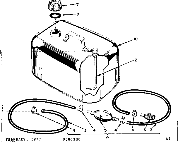 Fuel tank and line