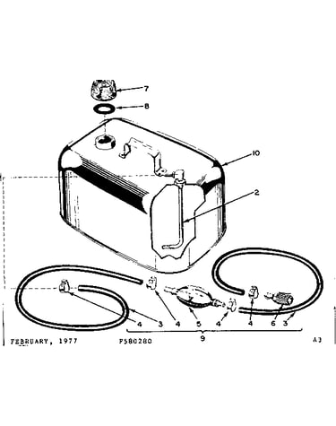 Fuel tank and line