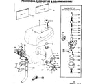 Craftsman 217585121 power head, carburetor & column assembly diagram