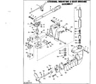 Craftsman 217585122 steering, mounting & gear housing asm. diagram