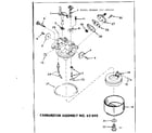 Craftsman 217585210 carburetor assembly no. 631895 diagram