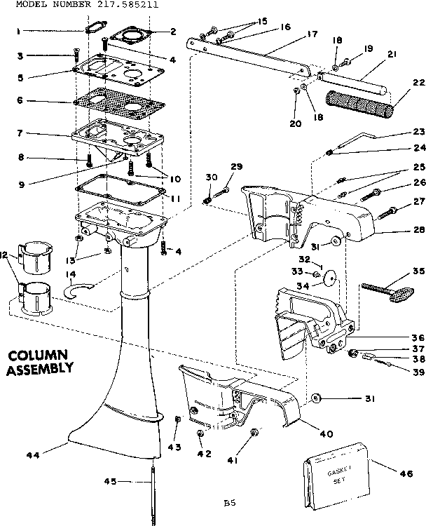 Column assembly