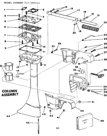 Column assembly