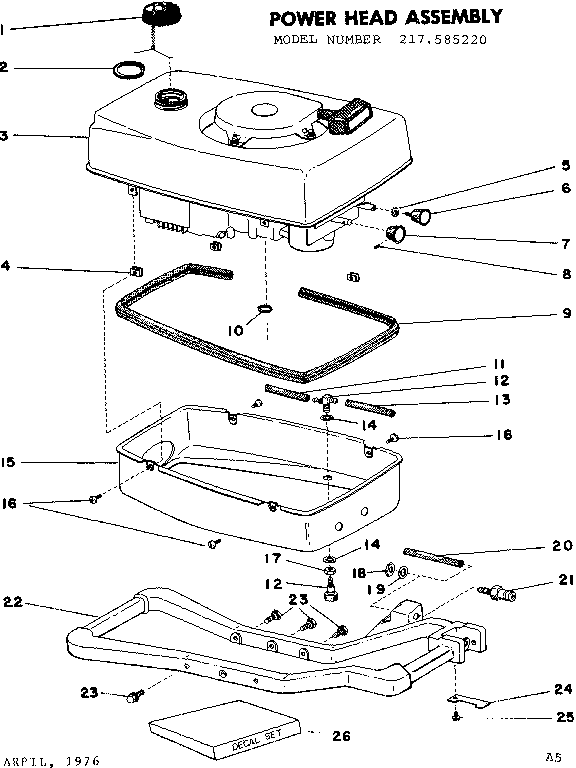 Power head assembly