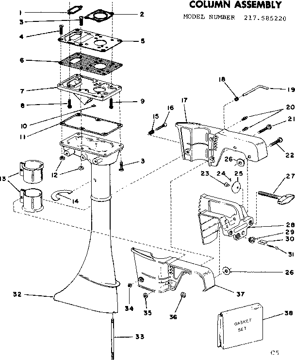 Column assembly