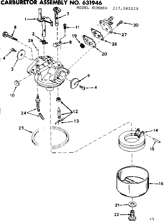 Carburetor assembly