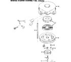 Craftsman 217585220 rewind starter assembly diagram