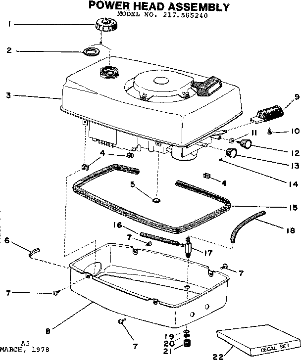 Power head assembly
