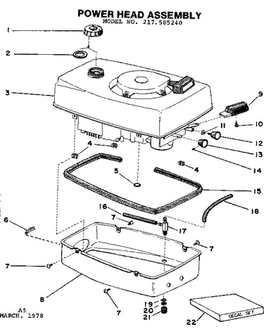 Power head assembly