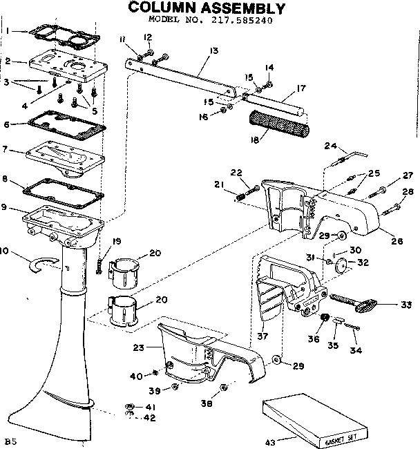 Column assembly