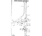 Craftsman 217585240 gear housing assembly diagram