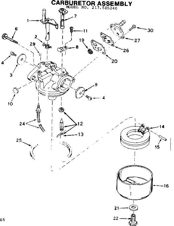 Carburetor assembly
