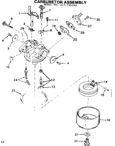 Carburetor assembly