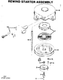 Rewind starter assembly