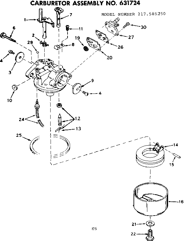 Carburetor assembly