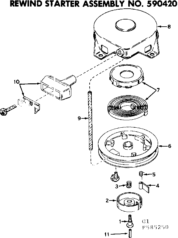 Rewind starter assembly