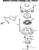 Rewind starter assembly