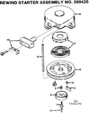 Rewind starter assembly