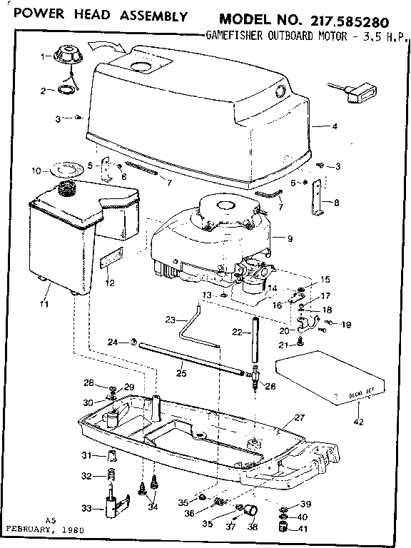 Power head assembly