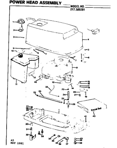 Power head assembly