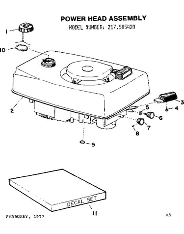 Power head assembly