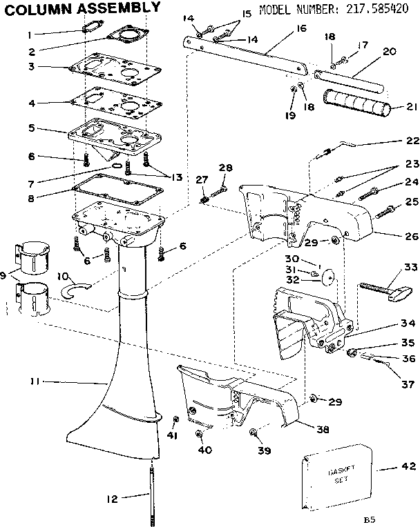 Column assembly
