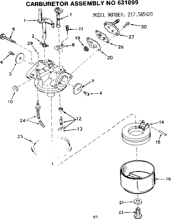 Carburetor assembly