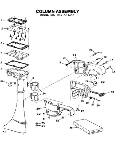 Column assembly