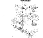 Craftsman 217585430 engine assembly diagram
