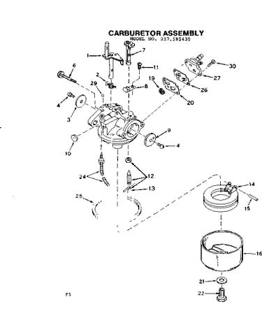 Carburetor assembly