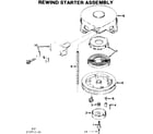 Craftsman 217585430 rewind starter assembly diagram