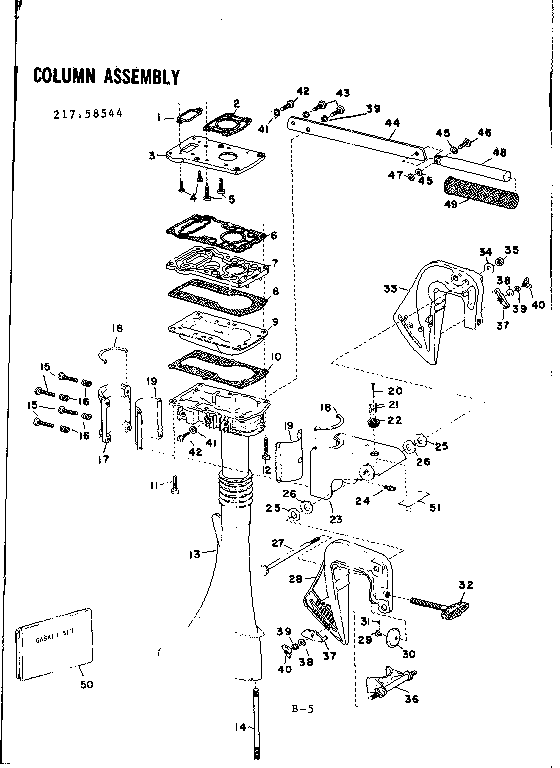 Column assembly