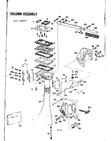 Column assembly