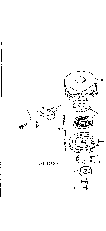 Rewind starter assembly