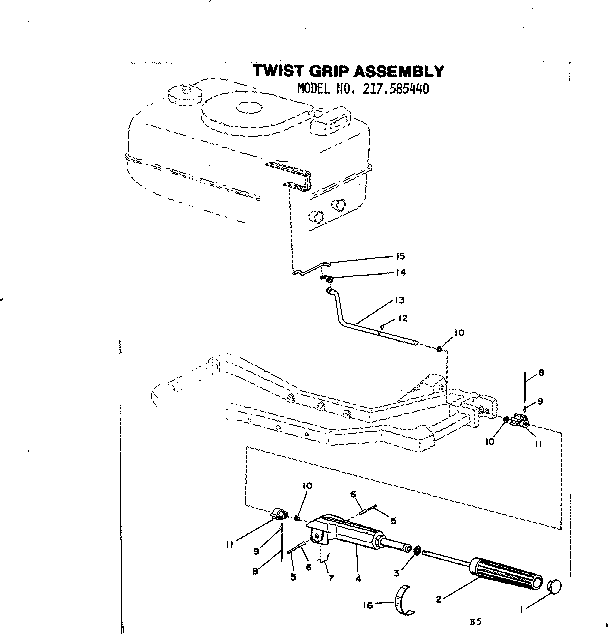 Twist grip assembly